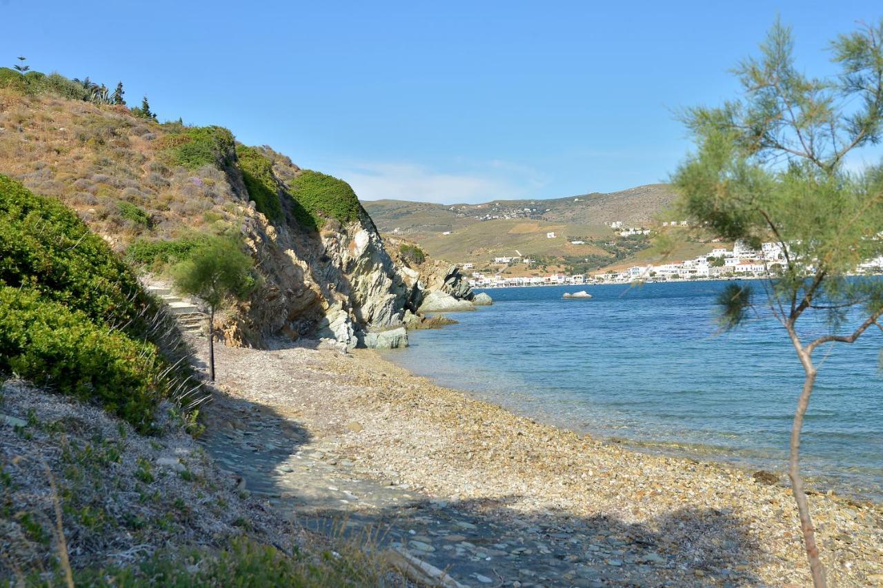גאווריון Andros Homes Sea Side Apartment & Studio מראה חיצוני תמונה