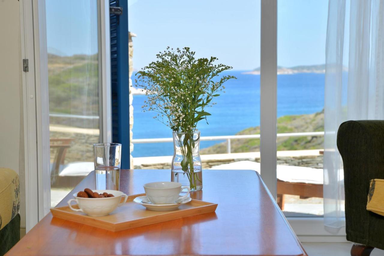 גאווריון Andros Homes Sea Side Apartment & Studio מראה חיצוני תמונה
